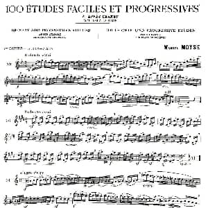 长笛曲谱 | moyse 100首练习曲之19—40 moyse
