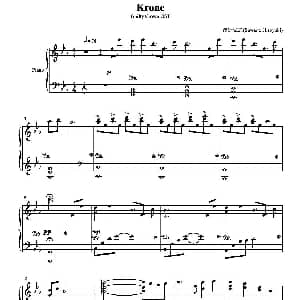 Krone Guilty Crown 钢琴谱 泽野弘之