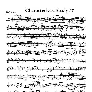 Characteristic Study #7 小号 J. B. Arban