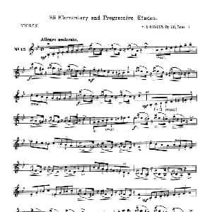 小提琴谱 | 开塞 KAYSER 36首小提琴练习曲之15