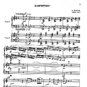 假面舞会随想曲 双钢琴 钢琴谱 弗朗西斯 普朗克