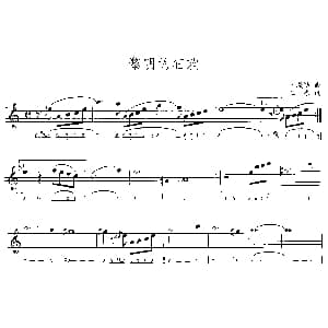 萨克斯谱 | 黎明的狂欢 T`威勒曲 亚东编曲