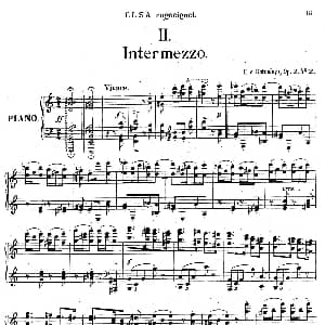 Four Pieces 4首小品 Op.2 钢琴谱 厄恩斯特 凡 多南依