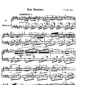 3 Nocturnes Op.9 钢琴谱 弗雷德里克 肖邦 Frederic Chopin