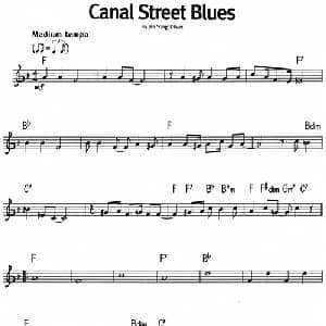 蓝调音乐:Canal Street Blues_外国歌谱