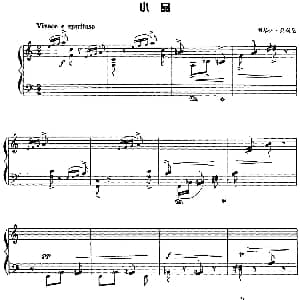 现代钢琴曲 20 小品 钢琴谱 意 温琴佐 贝利尼