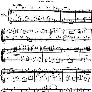 长笛曲谱 | 8首博瑞西亚第长笛二重奏 NO.2 Briccialdi 博瑞西亚第