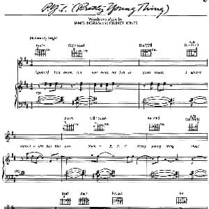 P.Y.T. 钢琴谱 James IngramJones James IngramJones