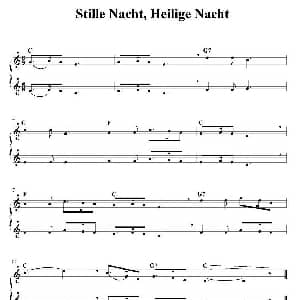 电子琴谱 | Stille Nacht, Heilige Nacht
