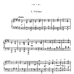 12 Silhouettes Op.8 钢琴谱 安东宁 德沃夏克