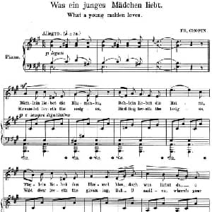 Chopin 17 Polish Songs Op.74,No.5_外国歌谱_词曲: 弗雷德里克 弗朗索瓦 肖邦