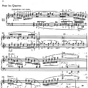 德彪西12首钢琴练习曲 钢琴谱 德彪西