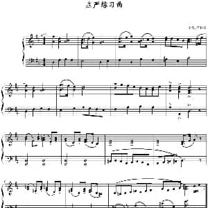 庄严练习曲 钢琴谱 艾伦 布拉德