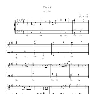 Tears 钢琴谱 X JAPAN X JAPAN