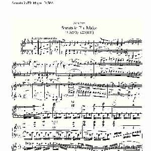 Sonata in Eb Major D.568 钢琴谱
