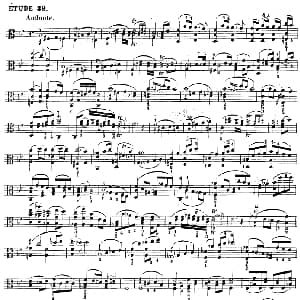 克莱采尔 中提琴练习曲40首 ETUDE 39 40