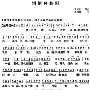 粤曲 泪洒莫愁湖 冯刚毅 曾文炳撰曲