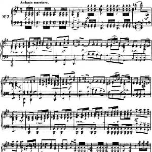 门德尔松无词歌Op.62 钢琴谱 门德尔松