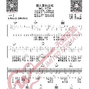 烟火里的尘埃 华晨宇 吉他谱_歌曲简谱