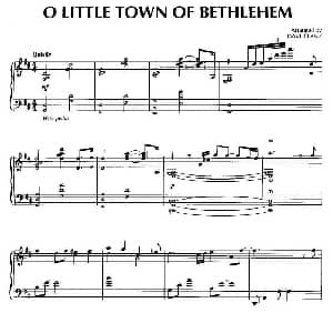 O Little Town Of Bethlehem 钢琴谱 美 大卫 兰兹 David Lanz