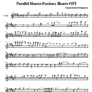 小提琴谱 | 潘多拉之心