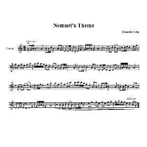 小提琴谱 | Nemuri’s Theme