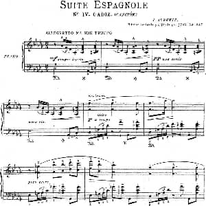 Suite Espanola Op.47 钢琴谱 埃赛克 阿尔贝尼兹