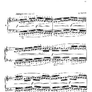 电子琴谱 | 车尔尼手风琴练习曲集 第Ⅳ册 第9首