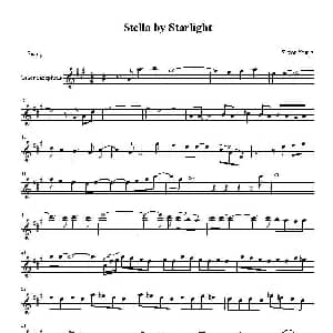 萨克斯谱 | Stella by Starlight