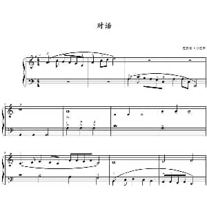 对话 钢琴谱 理查德 哈巴斯改编