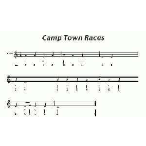 口琴谱 | Camp Town Races 布鲁斯
