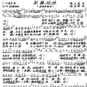 新疆姑娘_歌谱投稿_词曲:侯立战 张艺军