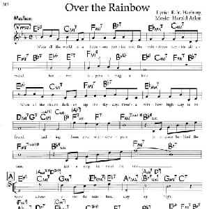 Over the Rainbow_外国歌谱