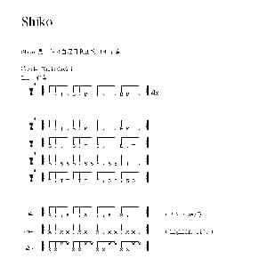 Shiko 非洲手鼓谱