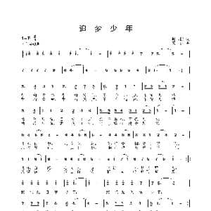 追梦少年_歌曲简谱_词曲:赵玉柱 姜振