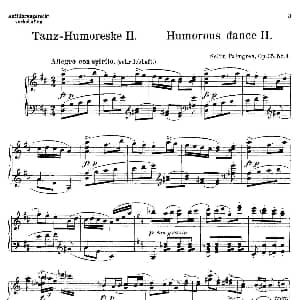 4 Sketches Op.35 钢琴谱 塞林姆 帕姆格伦