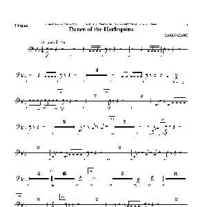 Dance of Harlequins 打击乐组Timp分谱
