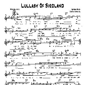 LULLABY OF BIROLAND 降B爵士乐谱