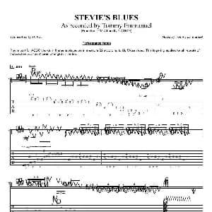 tommy emmanuel stevies blues 吉他谱