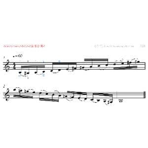 音阶 A旋律小调 1_歌曲简谱