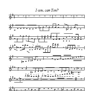 小提琴谱 | I can , can You? 陈美