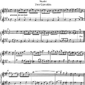 长笛曲谱 | 纳都特加沃特舞曲长笛重奏二首 Naudot 纳都特