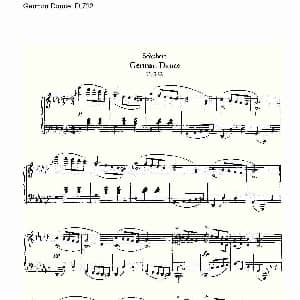 German Dance D.722 德国舞曲 D.722