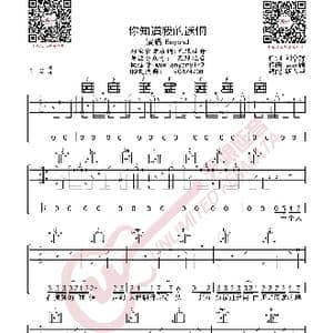 BEYOND 你知道我的迷惘 吉他谱_歌曲简谱