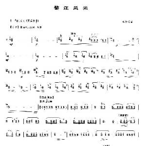 笛子谱 | 婺江风光 赵松庭