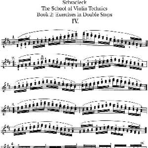 小提琴谱 | 史拉迪克小提琴技术练习 第2册 Ⅳ
