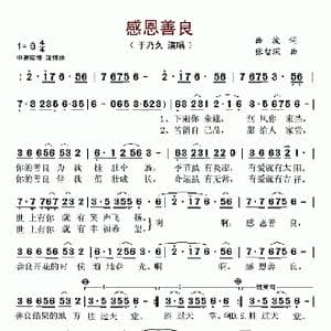 感恩善良_歌谱投稿_词曲:曲波 张智深