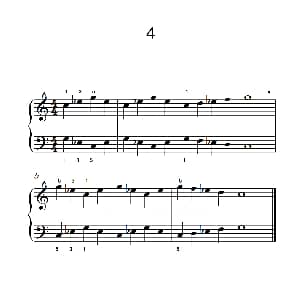 一.非连音练习4 钢琴谱