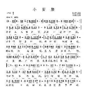 小蛮腰_歌曲简谱_词曲:珠江源 高福友
