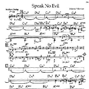 Speak No Evil 钢琴谱